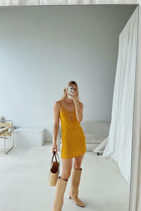 Bella Mini Dress Mustard
