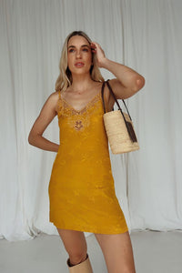 Bella Mini Dress Mustard