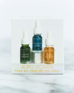 Mini Face Oil Trio | Bopo Women