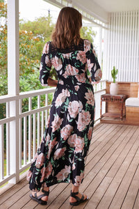 Indiana Maxi Dress | Peach Wildflower