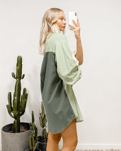 Mash Up Shirtdress Green | Paper Heart