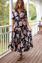Tessa Maxi Dress | Peach Wildflower